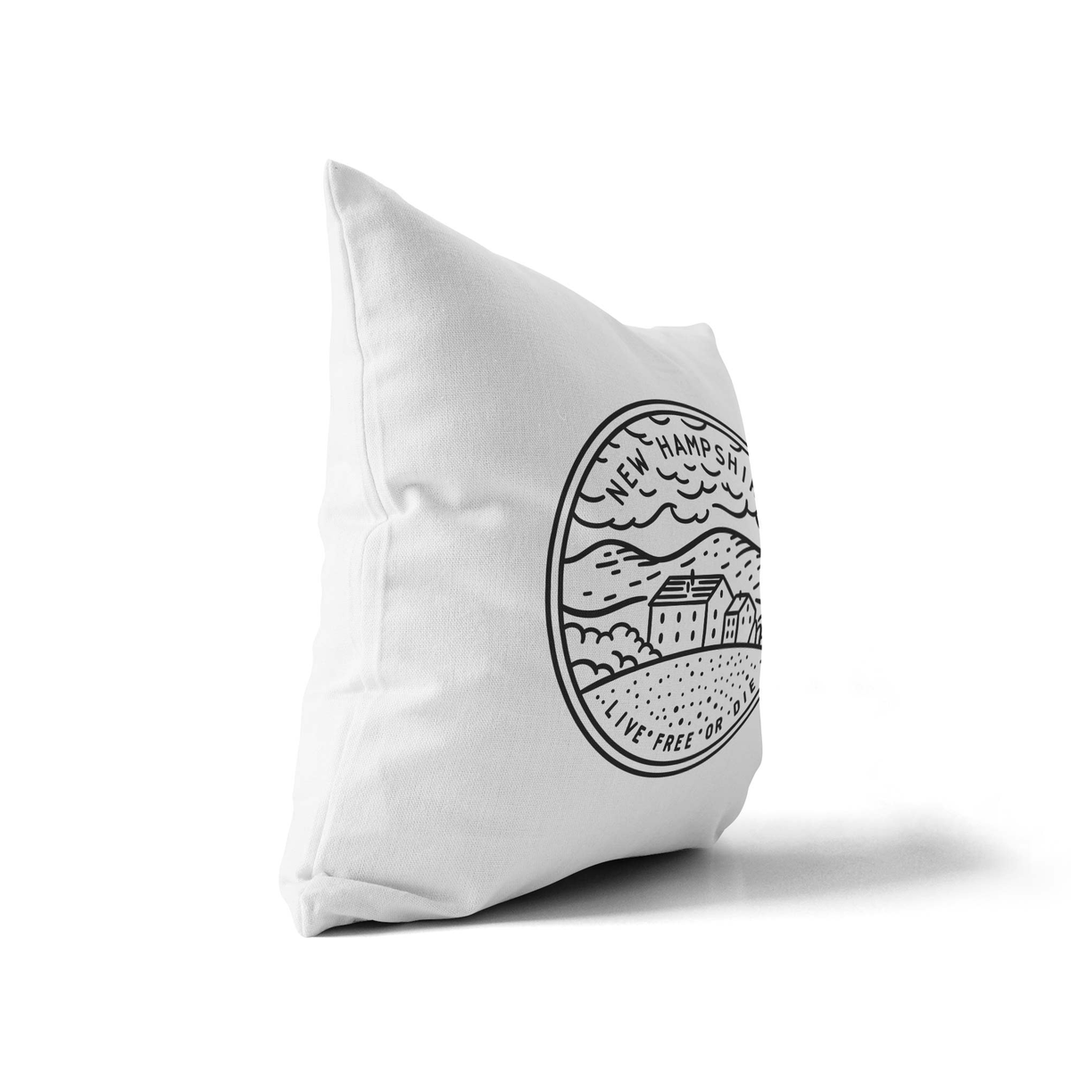 New Hampshire State Throw Pillow