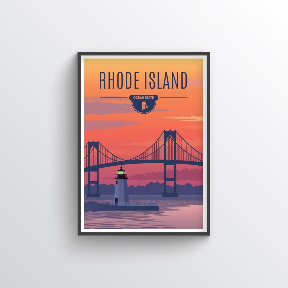 Rhode Island State Print