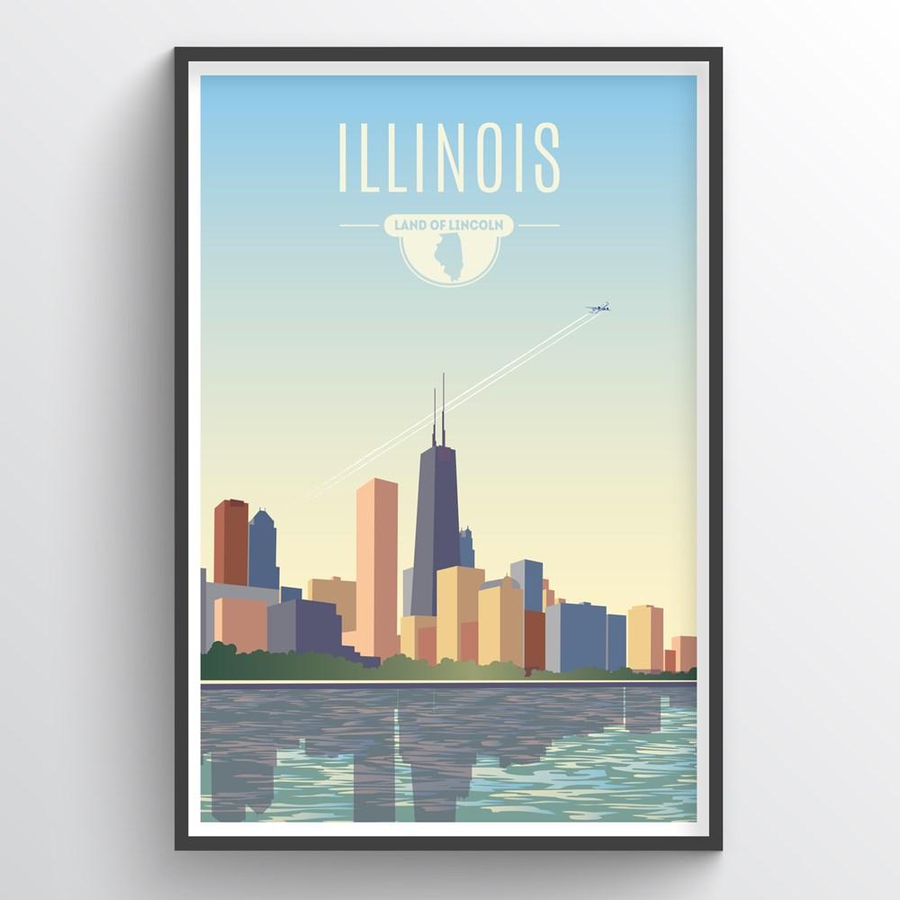 Illinois State Print