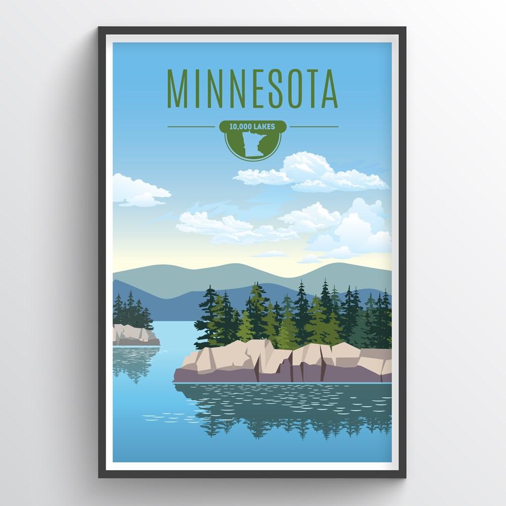 Minnesota State Print
