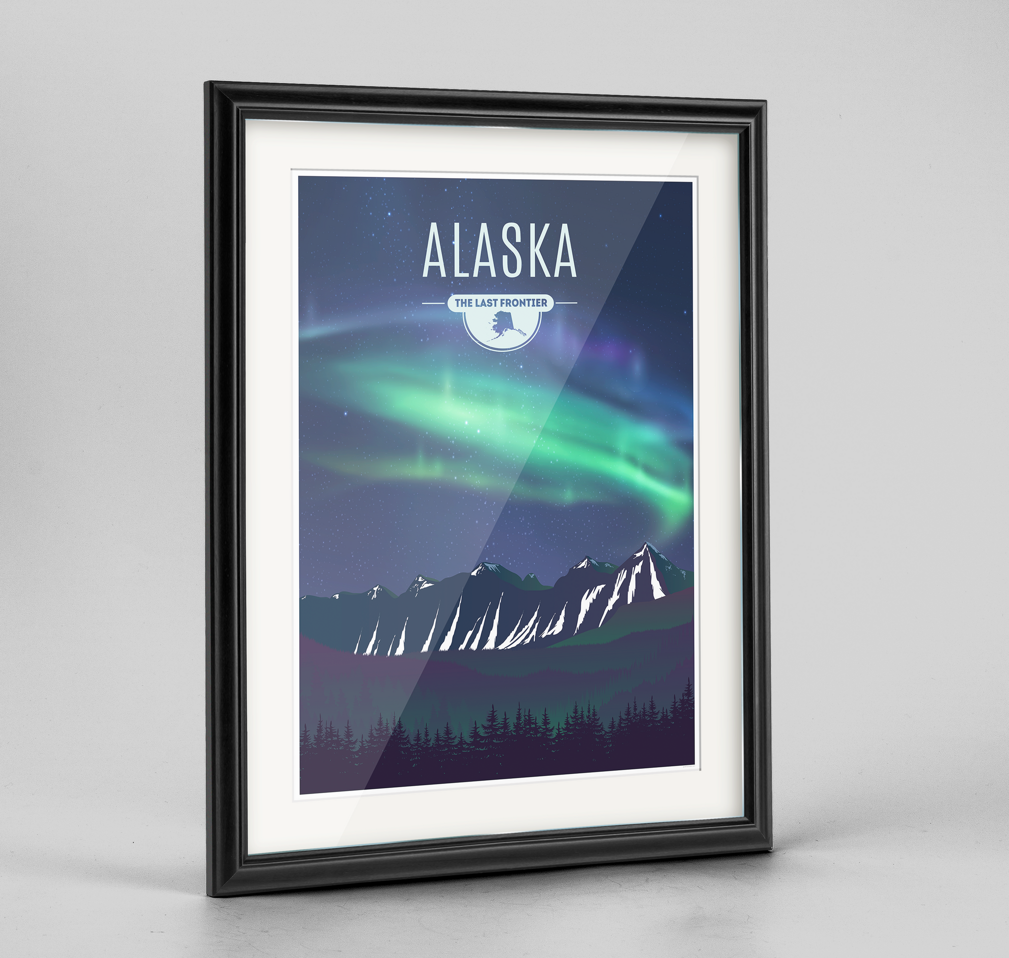 Alaska State Print - Point Two Design