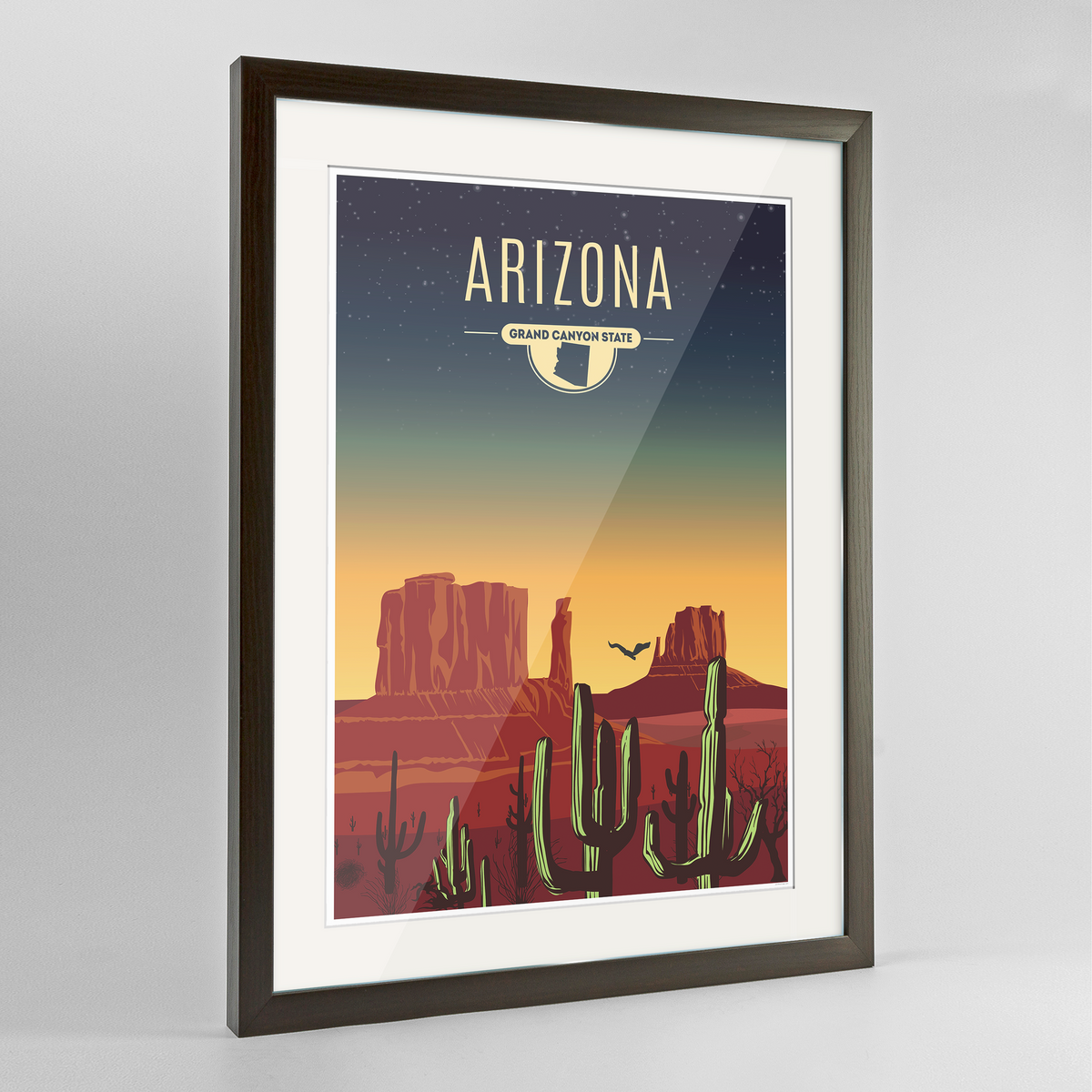 Arizona State Frame Print