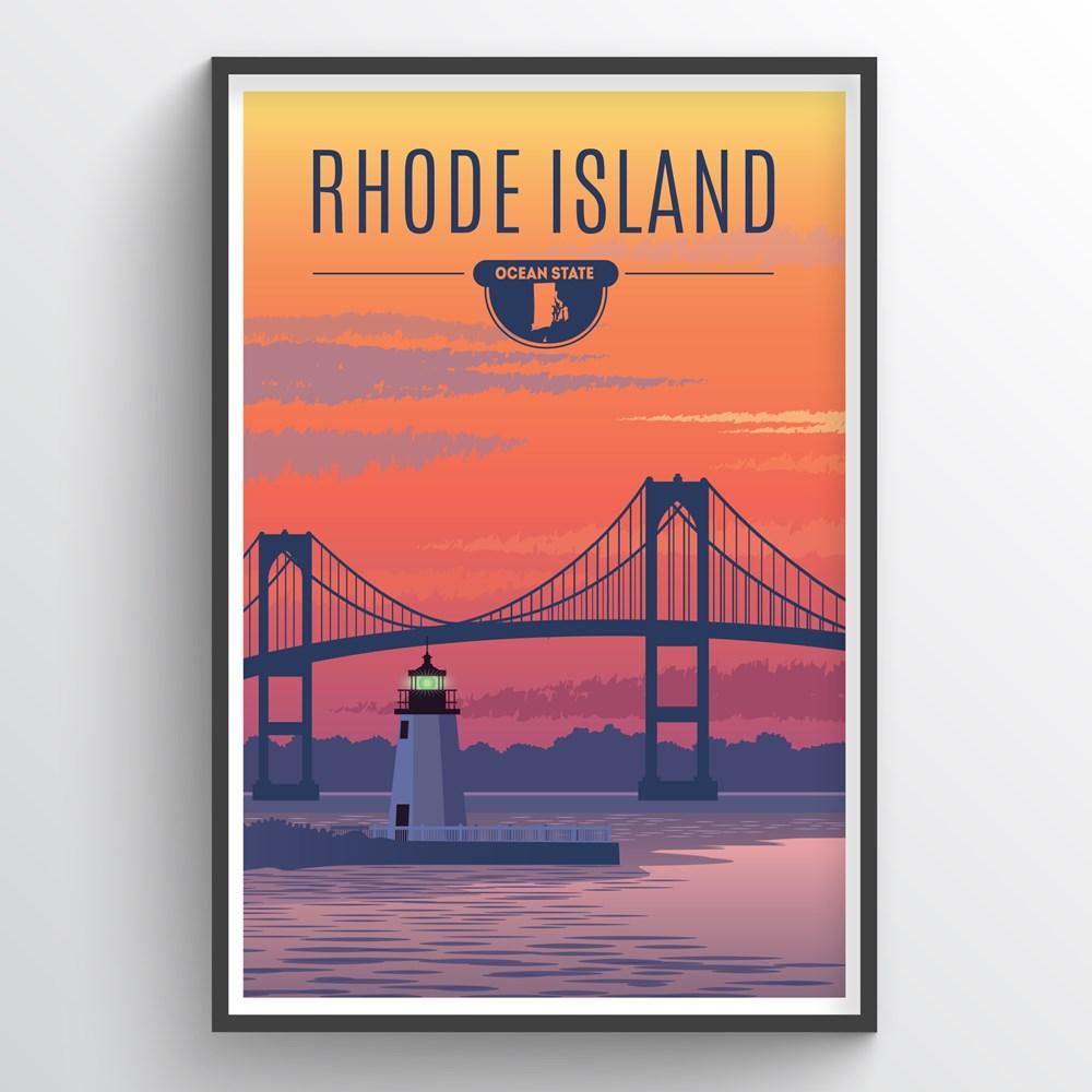 Rhode Island State Print