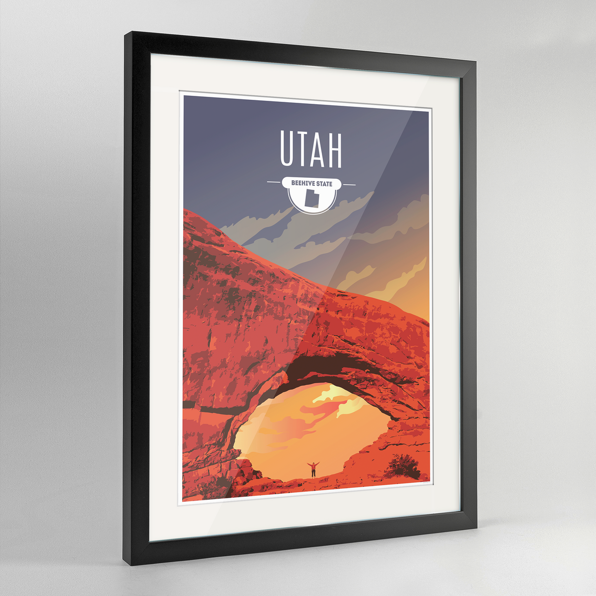 Utah State Frame Print