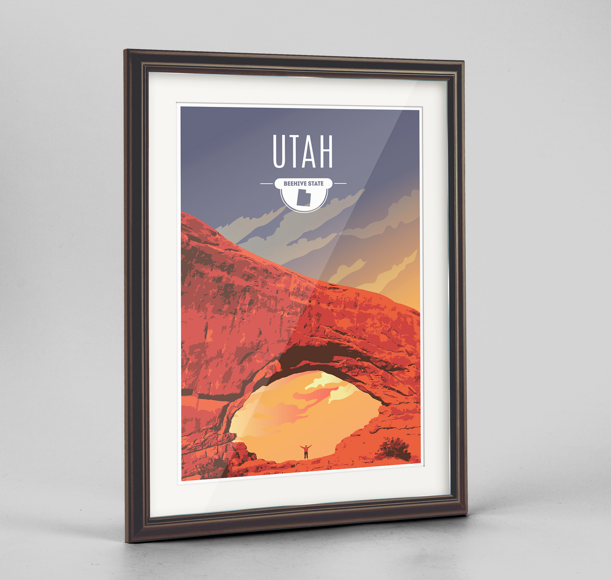 Utah State Frame Print