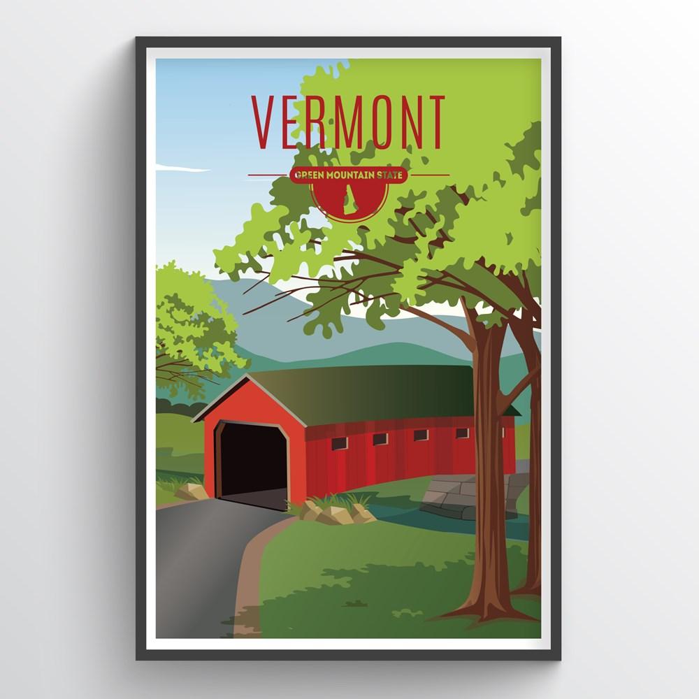 Vermont State Print