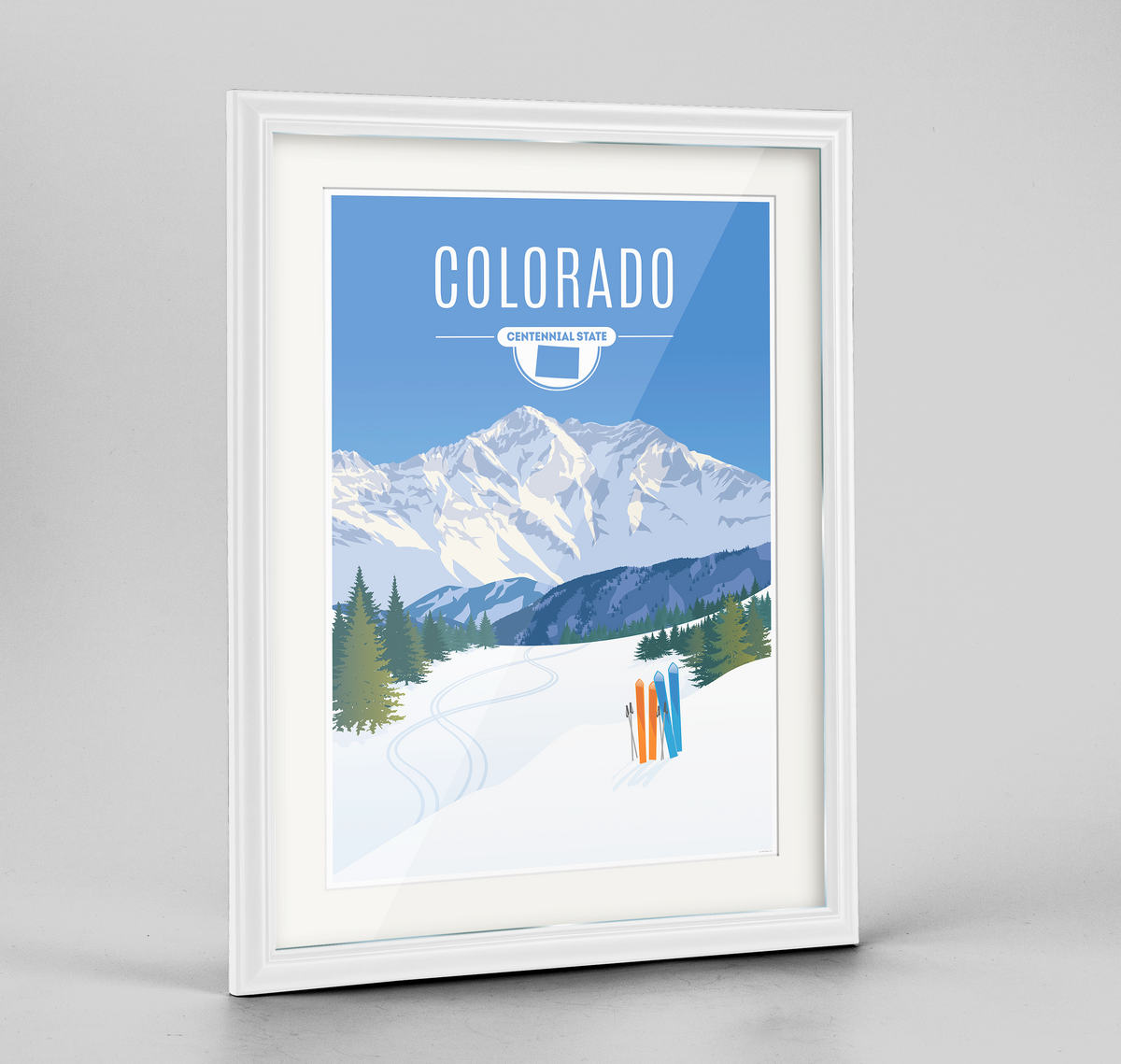 Colorado State Frame Print