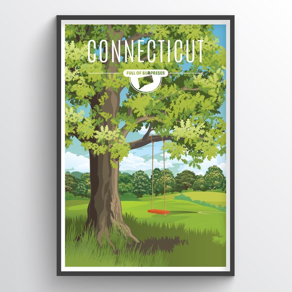 Connecticut State Print - Point Two Design