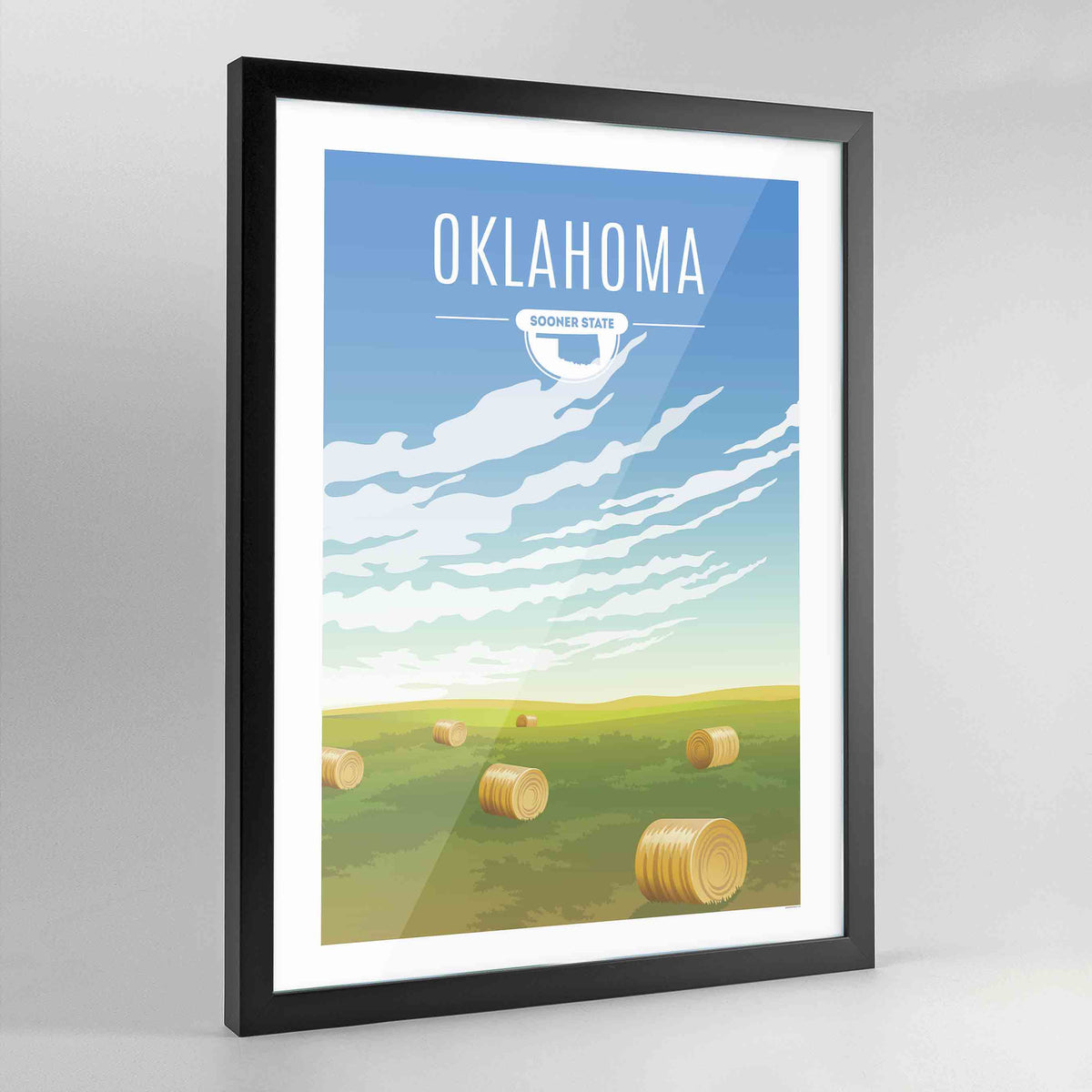Oklahoma State Frame Print
