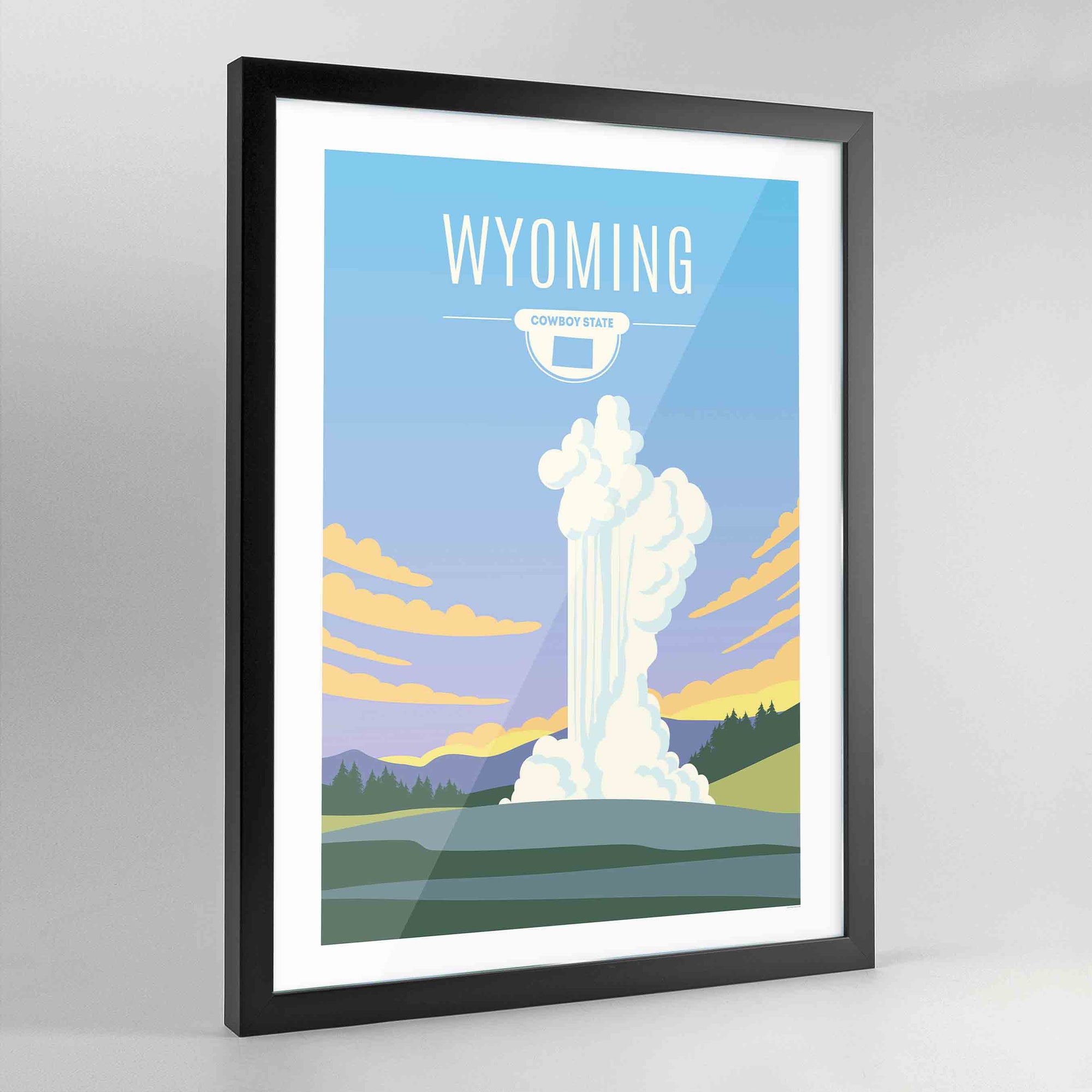 Wyoming State Print