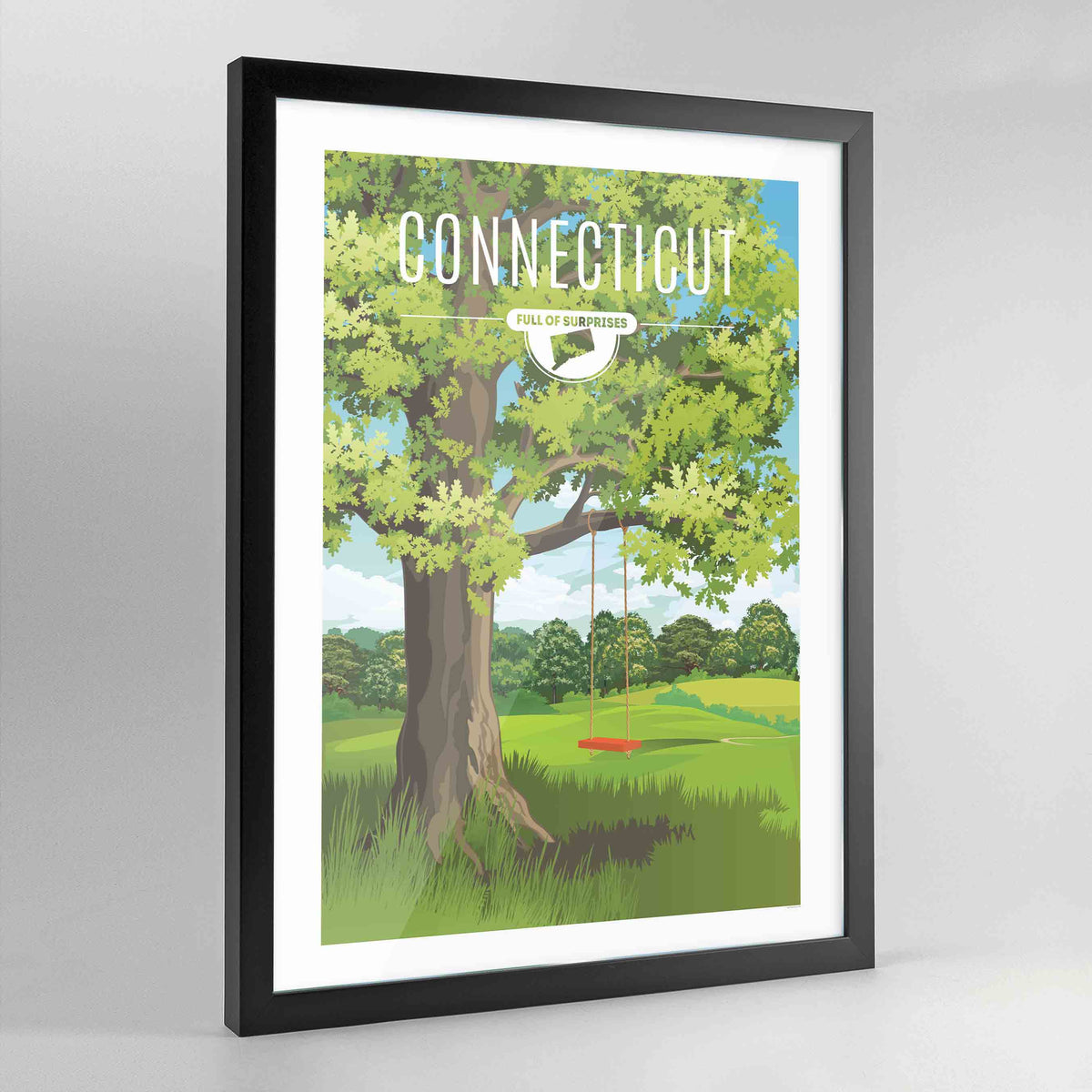 Connecticut State Print - Point Two Design