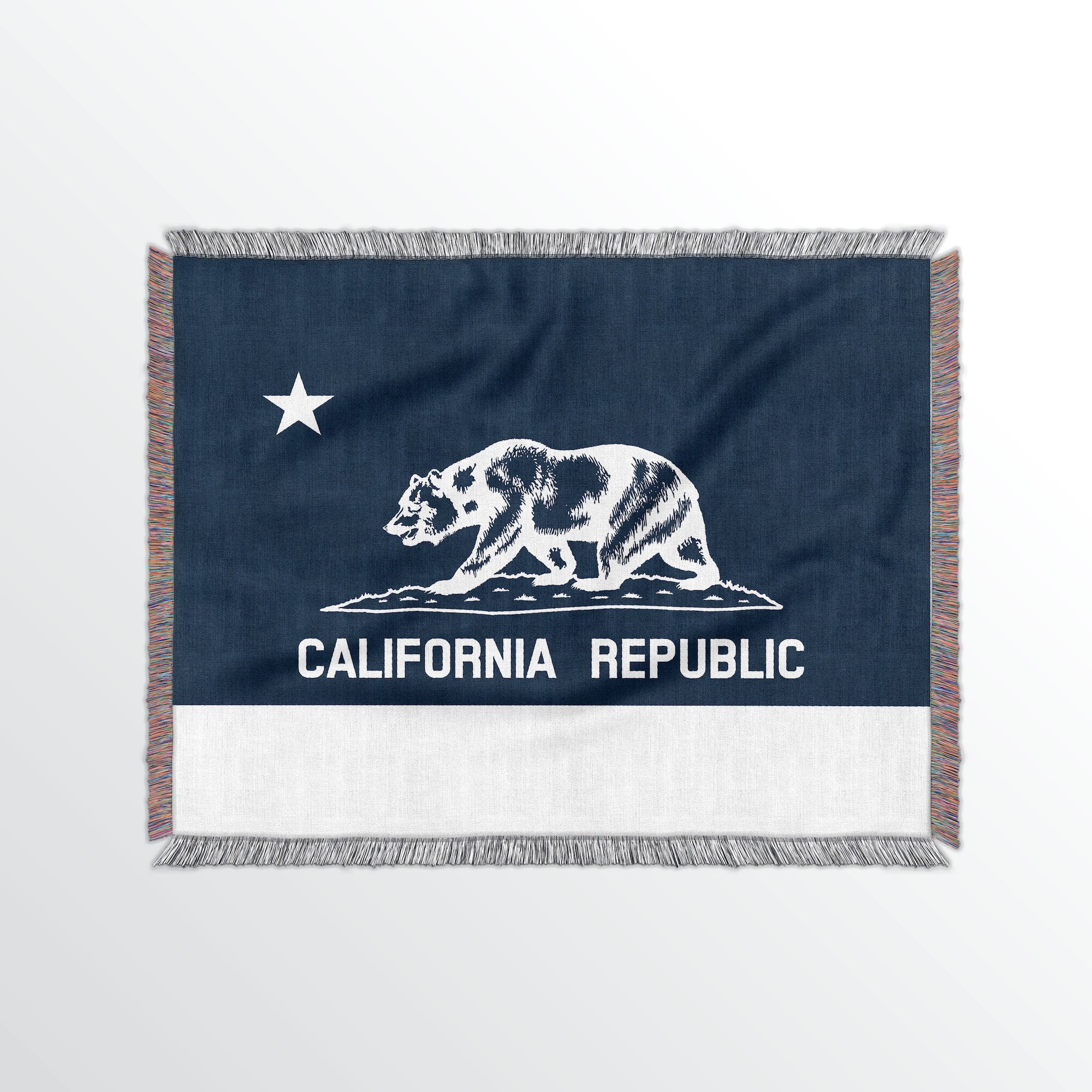 California State Woven Cotton Blanket - Point Two Design
