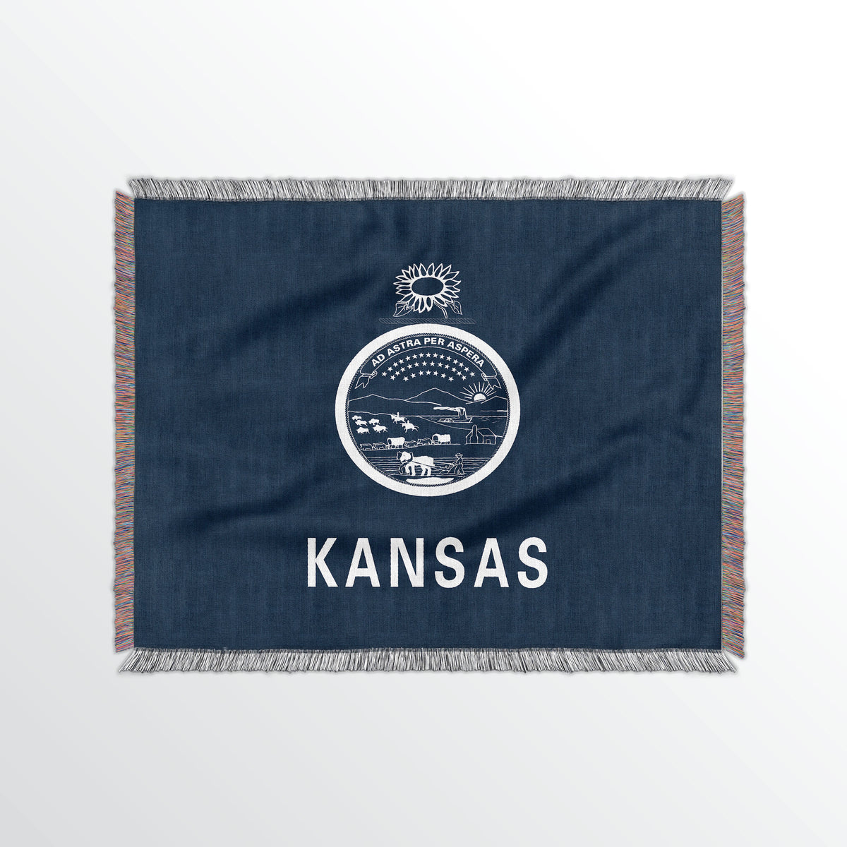 Kansas State Woven Cotton Blanet - Point Two Design