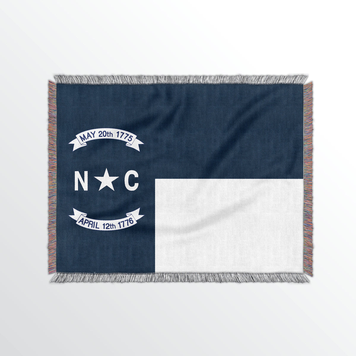 North Carolina State Woven Cotton Blanet - Point Two Design