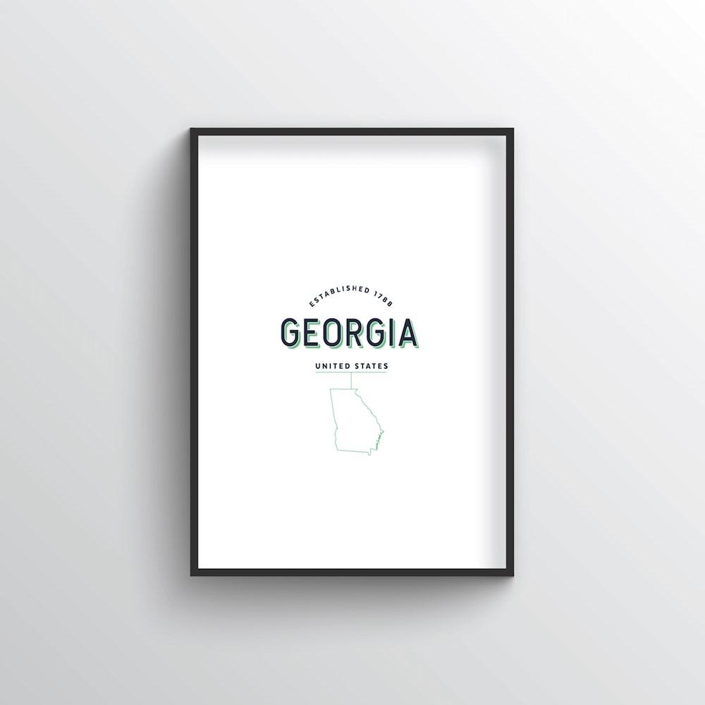 Georgia Word Art