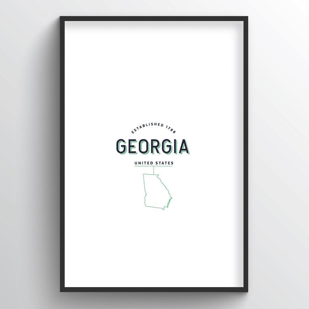 Georgia Word Art