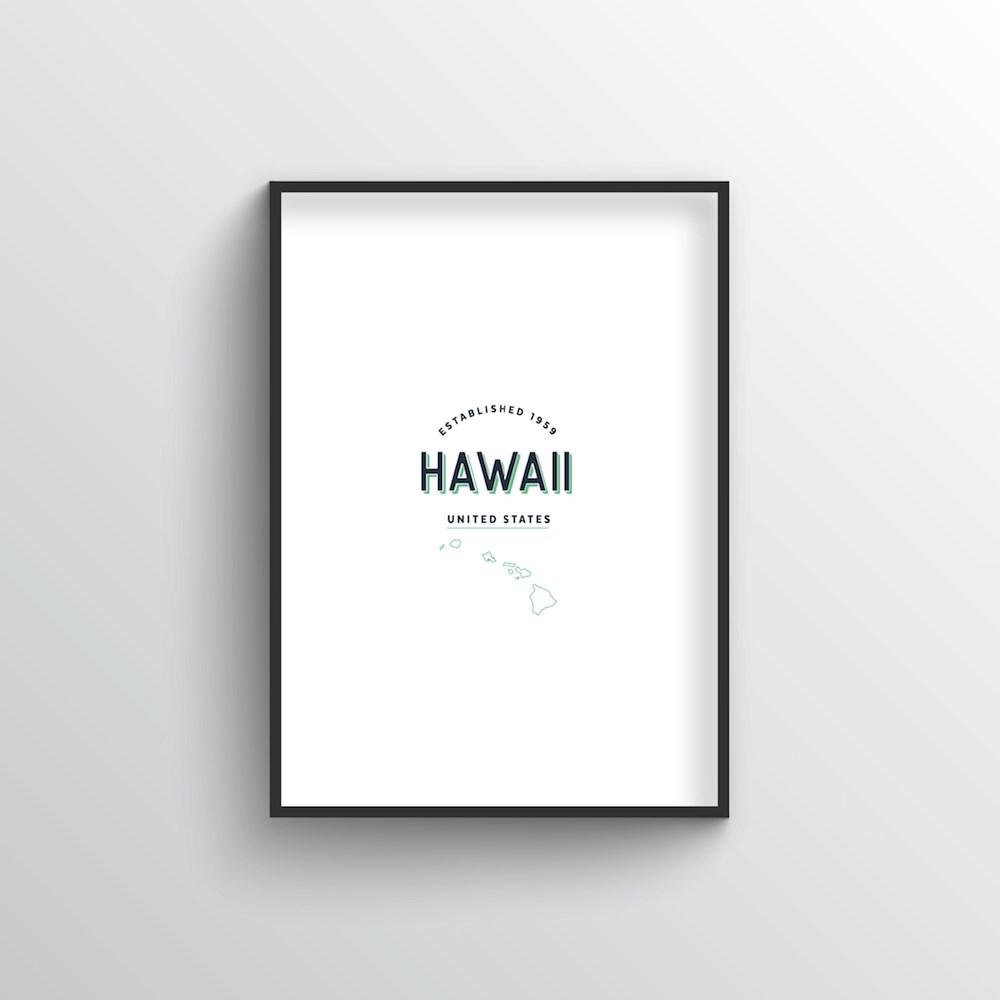 Hawaii Word Art