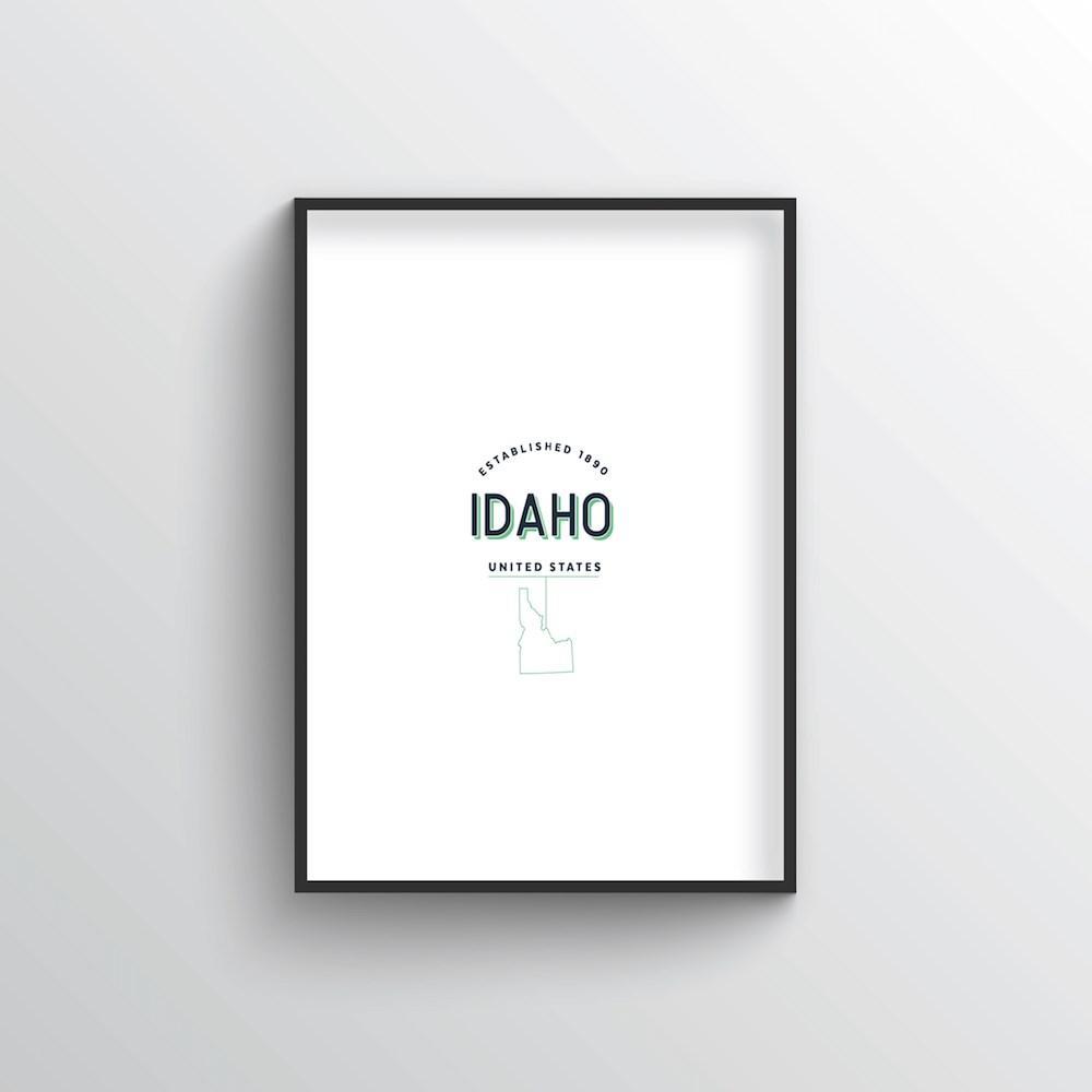 Idaho Word Art