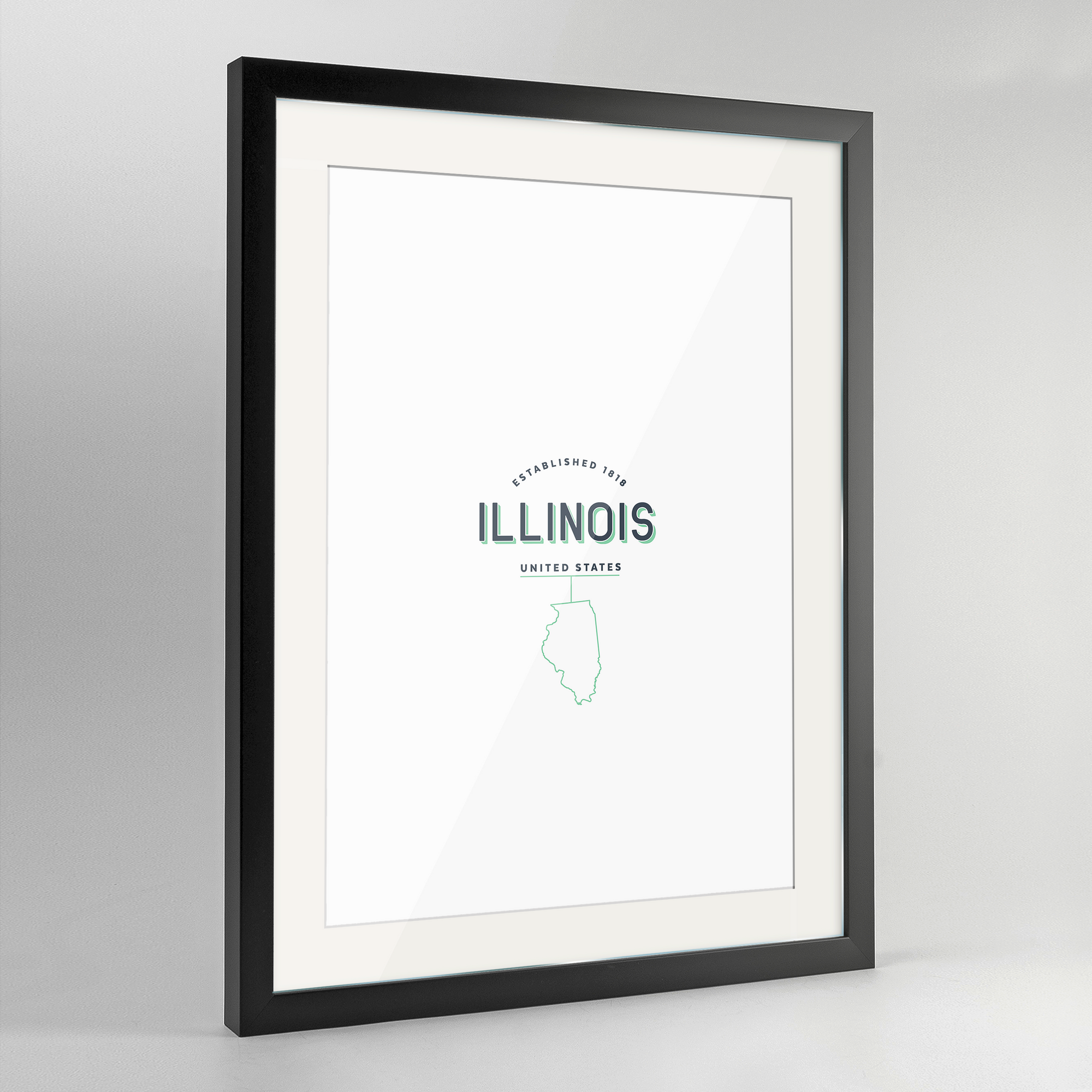 Illinois Word Art