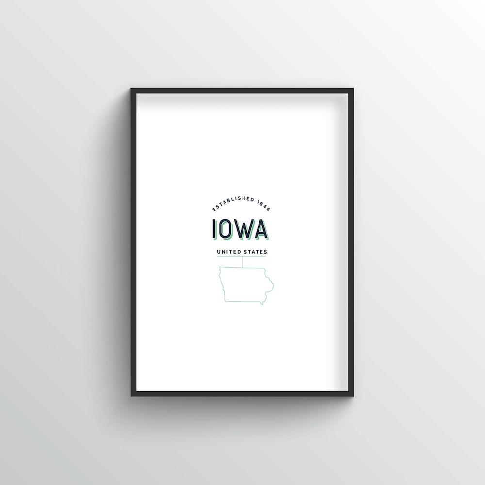 Iowa Word Art