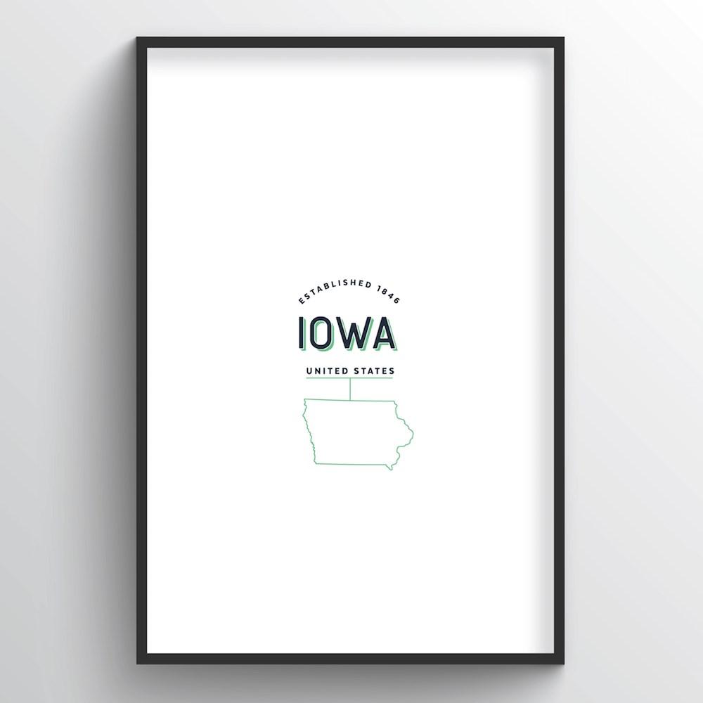Iowa Word Art