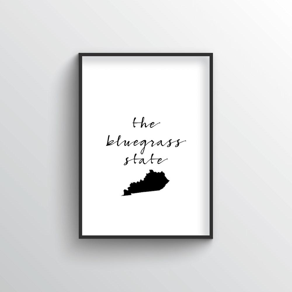 Kentucky Word Art - &quot;Slogan&quot;