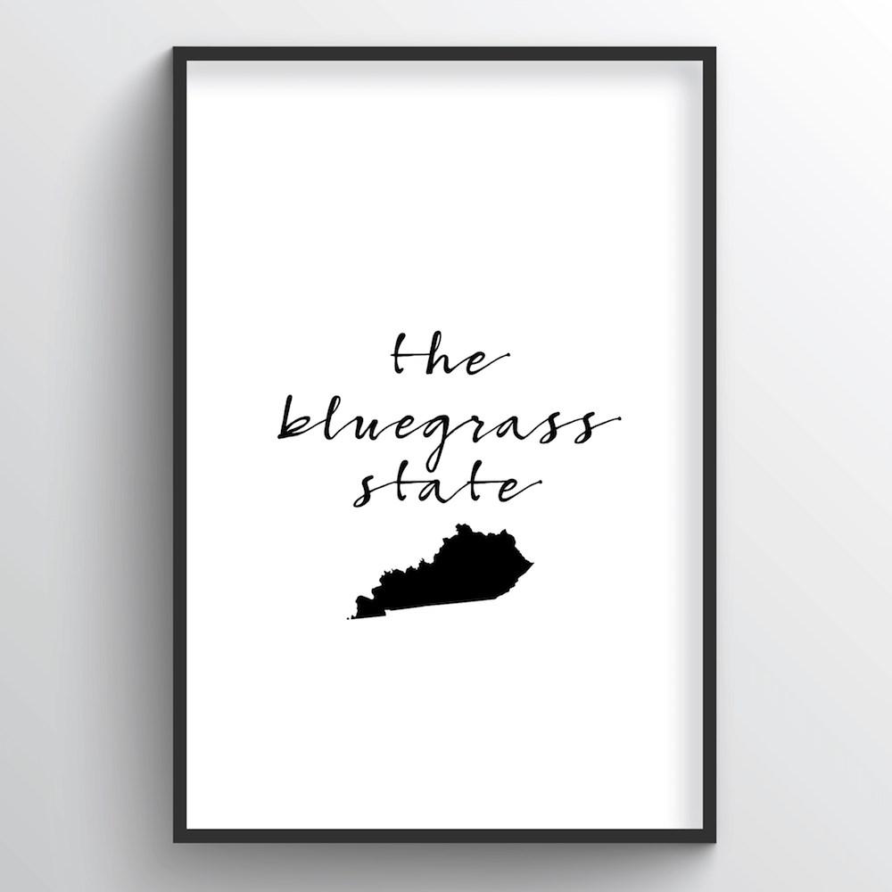 Kentucky Word Art - "Slogan"