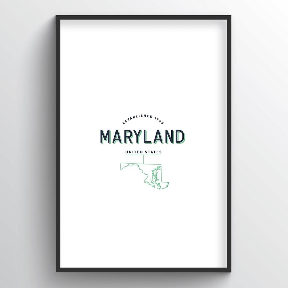 Maryland Word Art