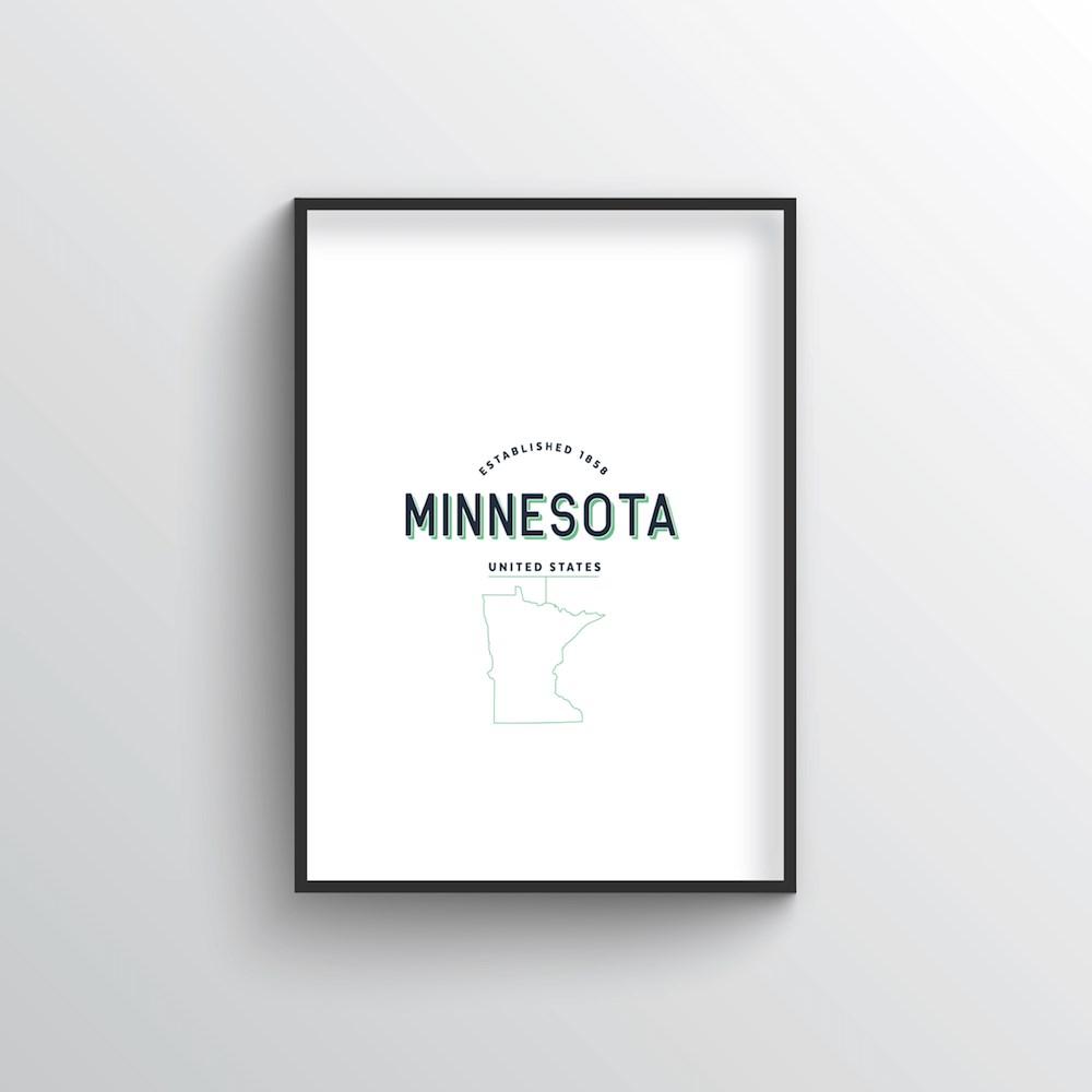 Minnesota Word Art