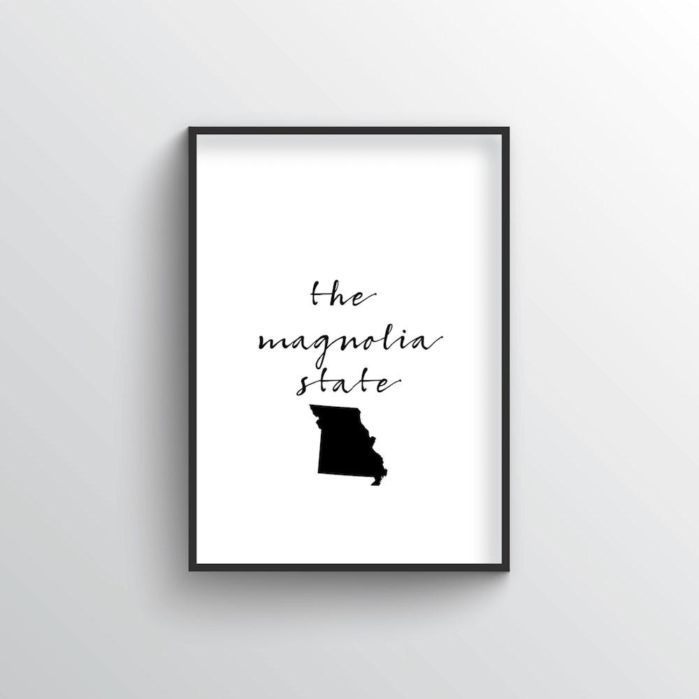 Missouri Word Art - &quot;Slogan&quot;