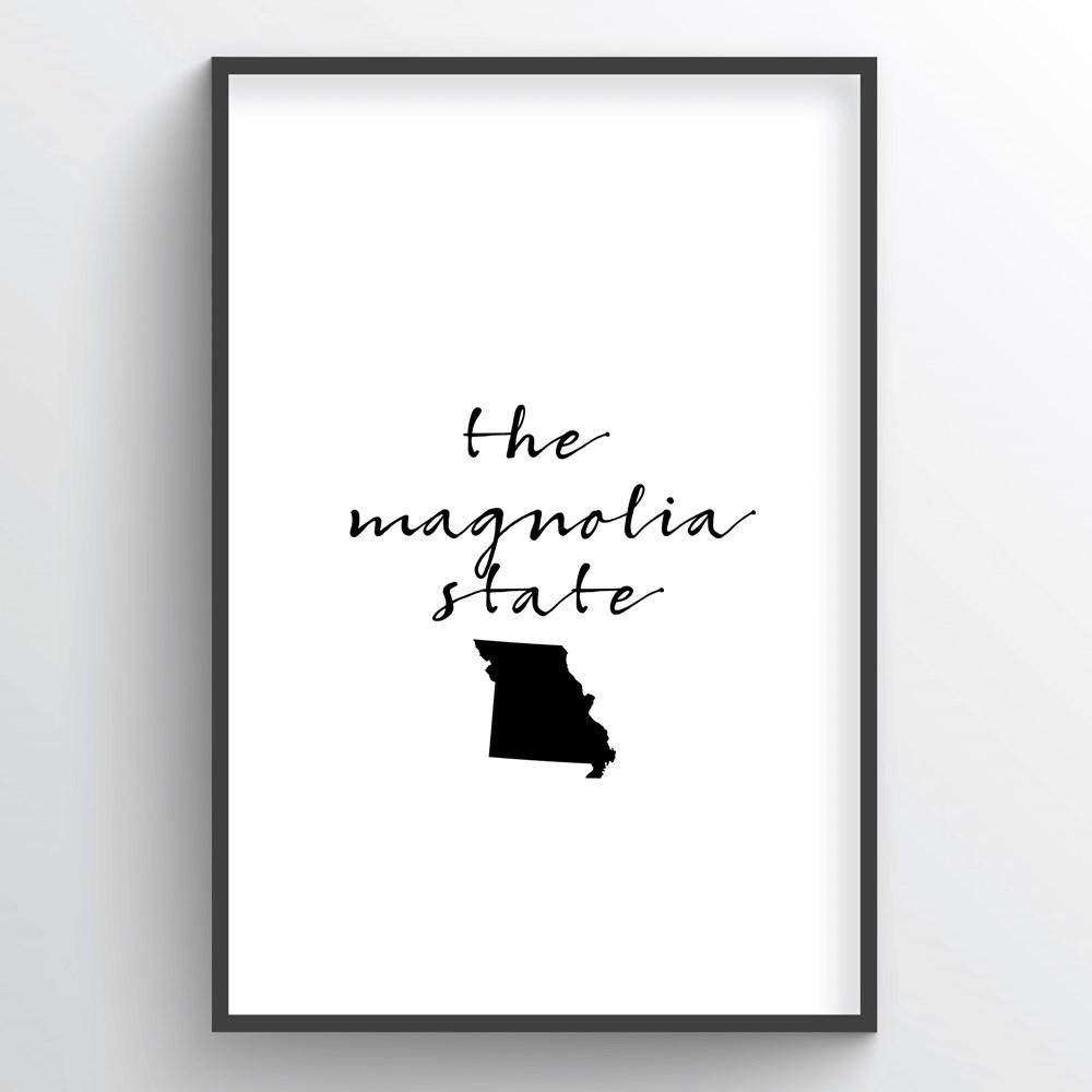 Missouri Word Art - "Slogan"