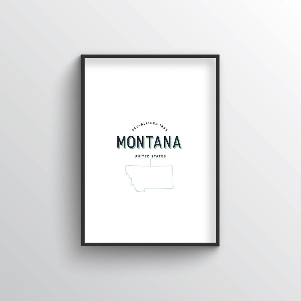 Montana Word Art
