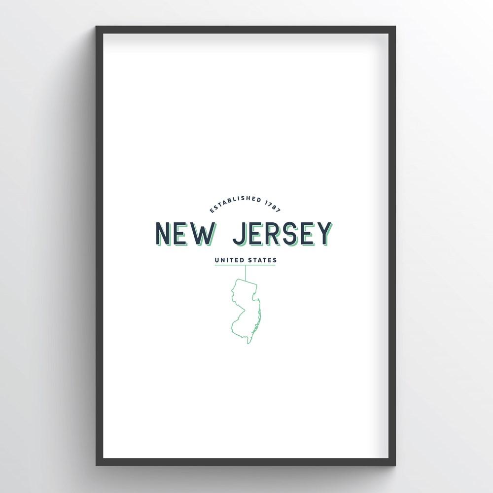 New Jersey Word Art
