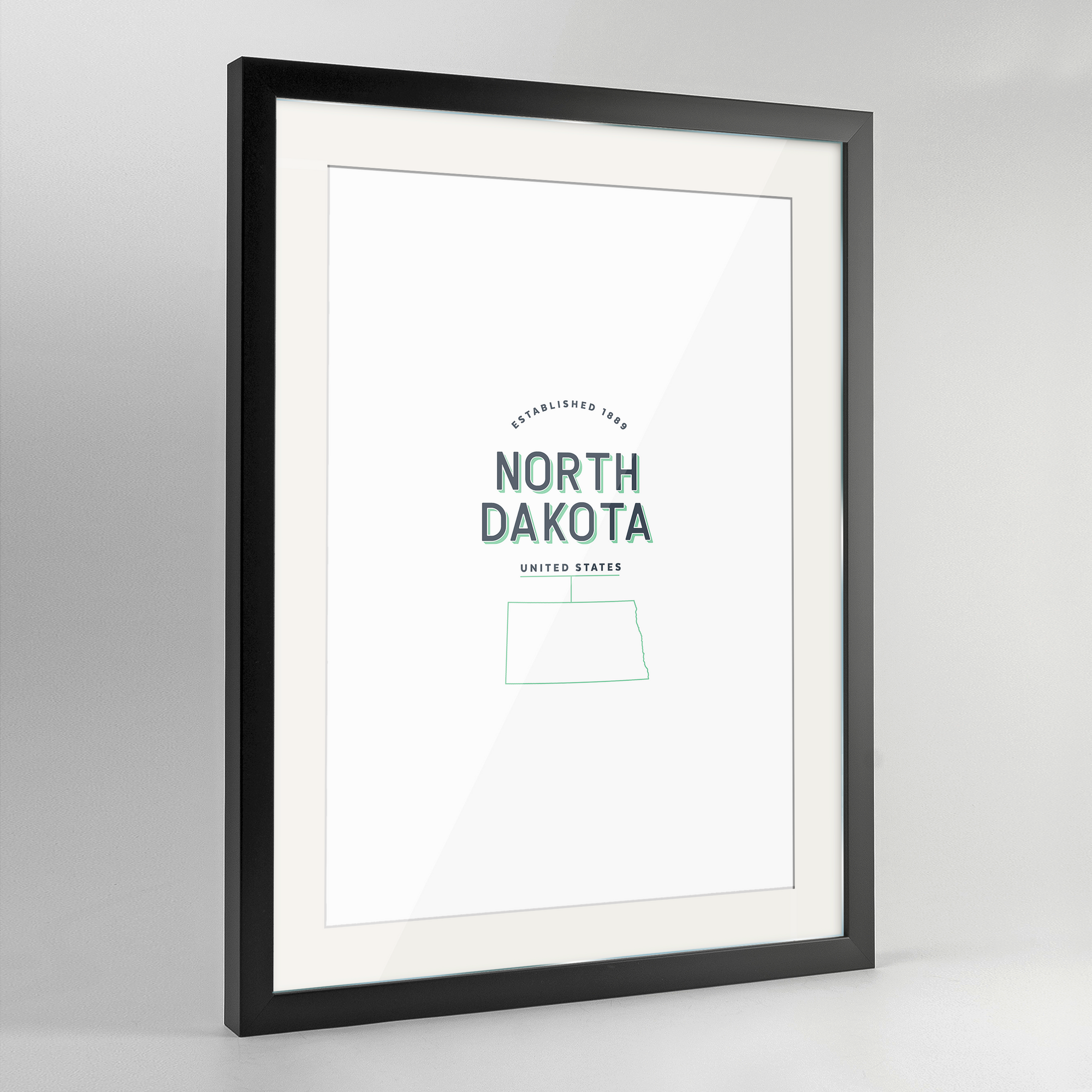 North Dakota Word Art