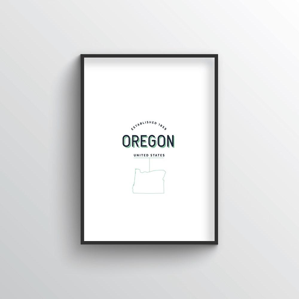 Oregon Word Art