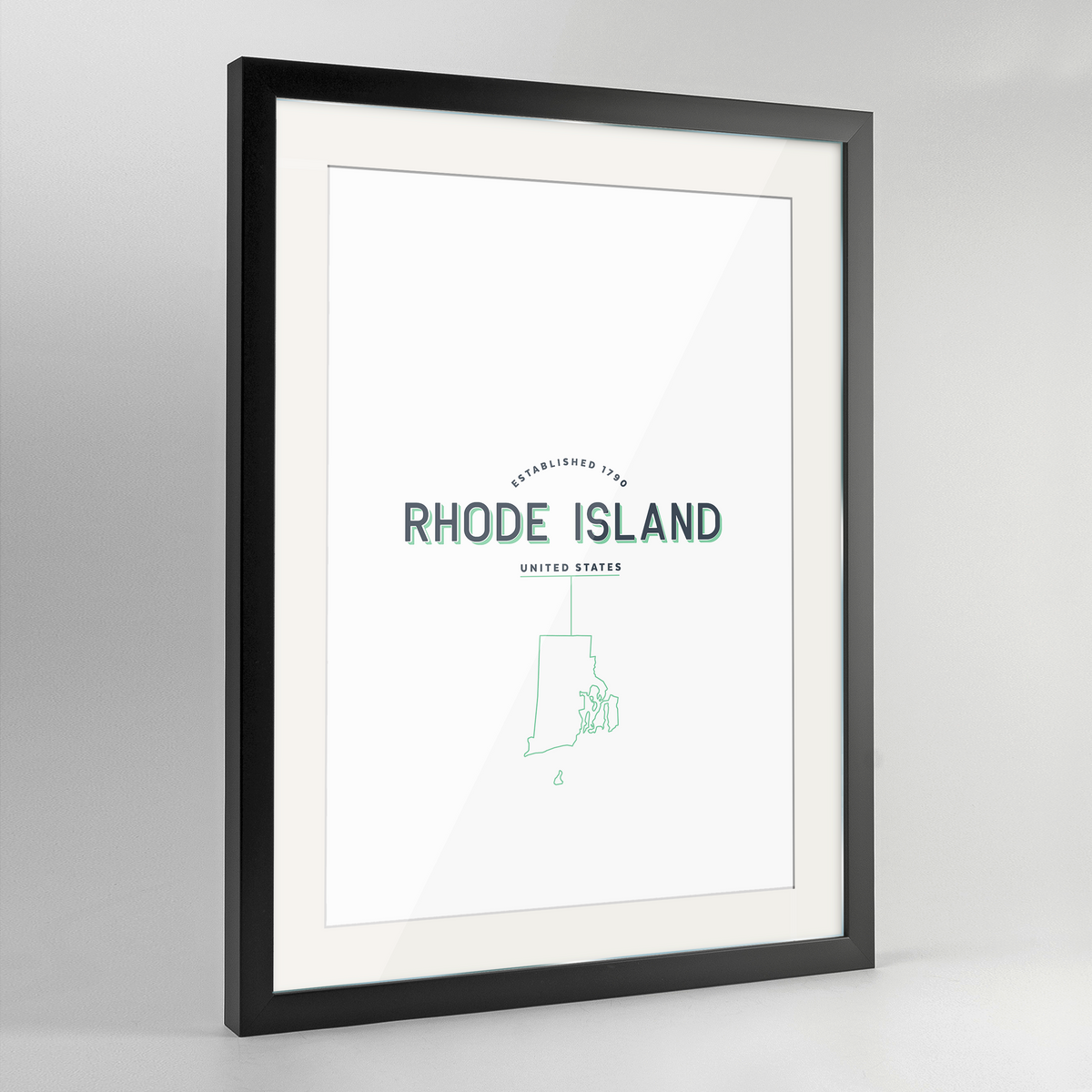 Rhode Island Word Art