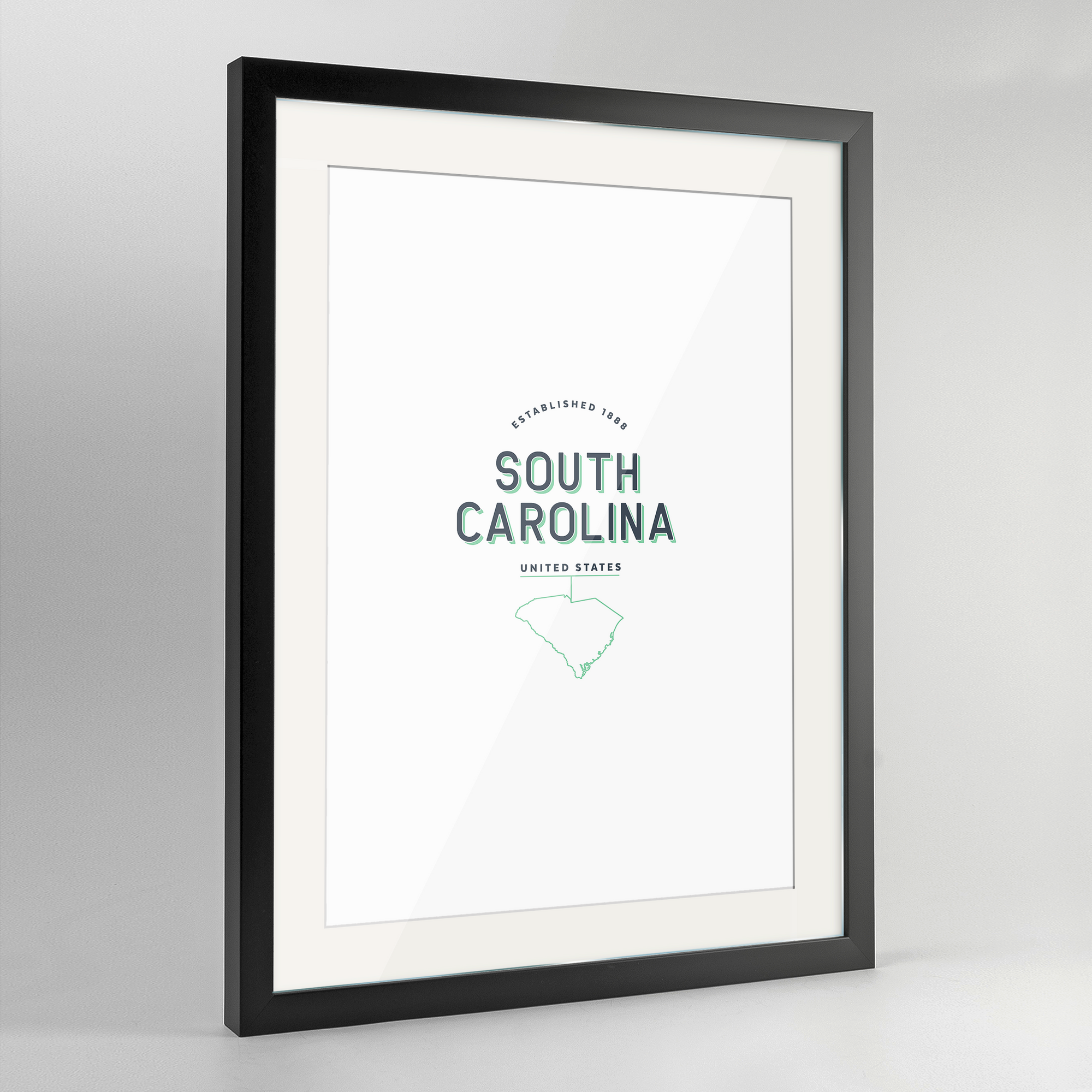 South Carolina Word Art
