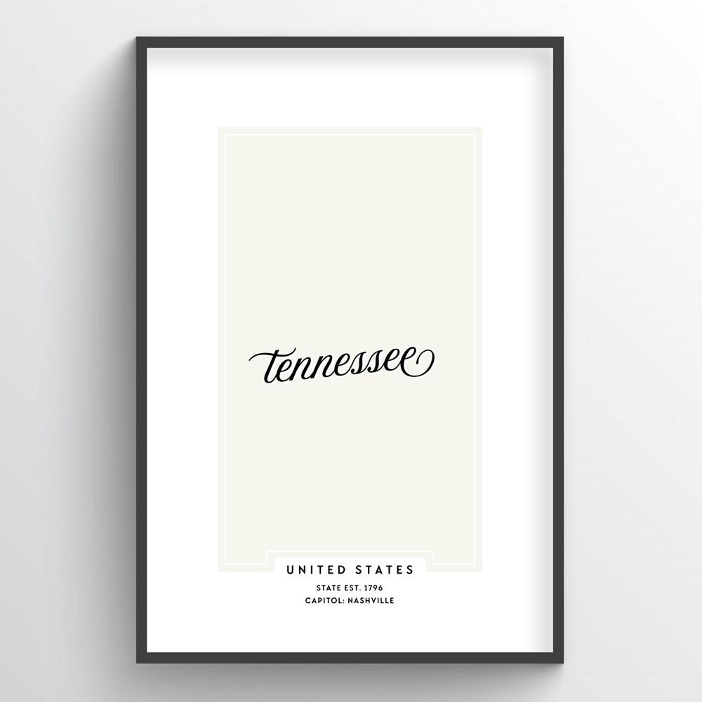 Tennessee Word Art - &quot;Script&quot;