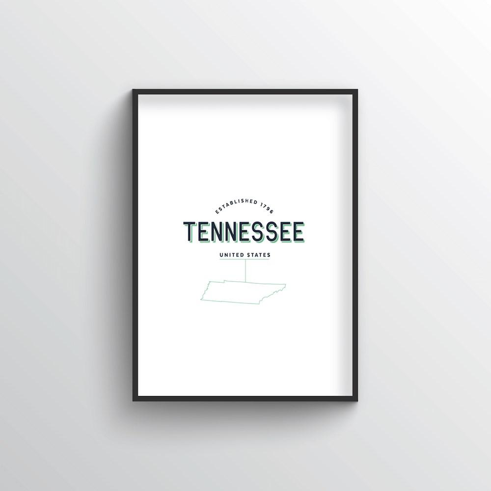 Tennessee Word Art