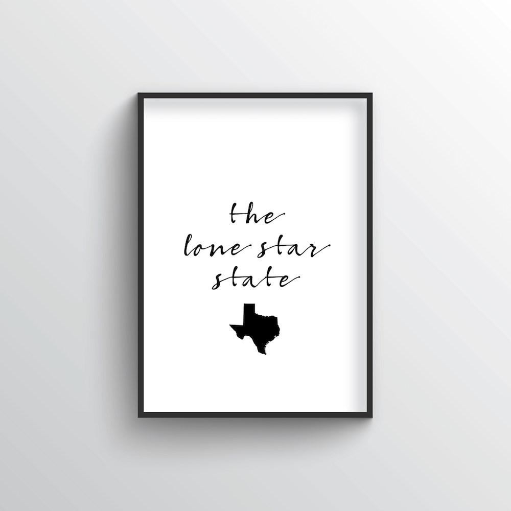 Texas Word Art - &quot;Slogan&quot;