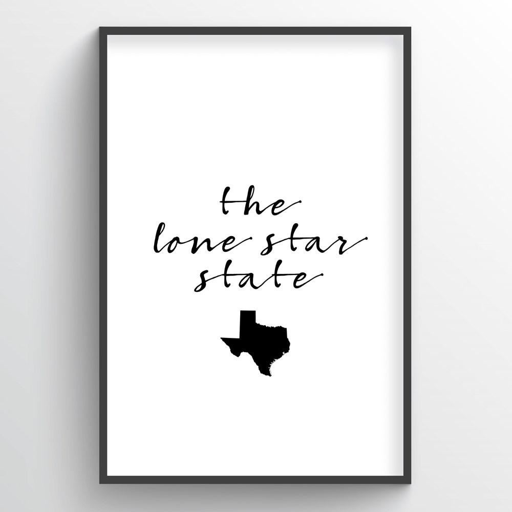 Texas Word Art - "Slogan"