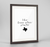 Texas Word Art Frame Print - "Slogan"