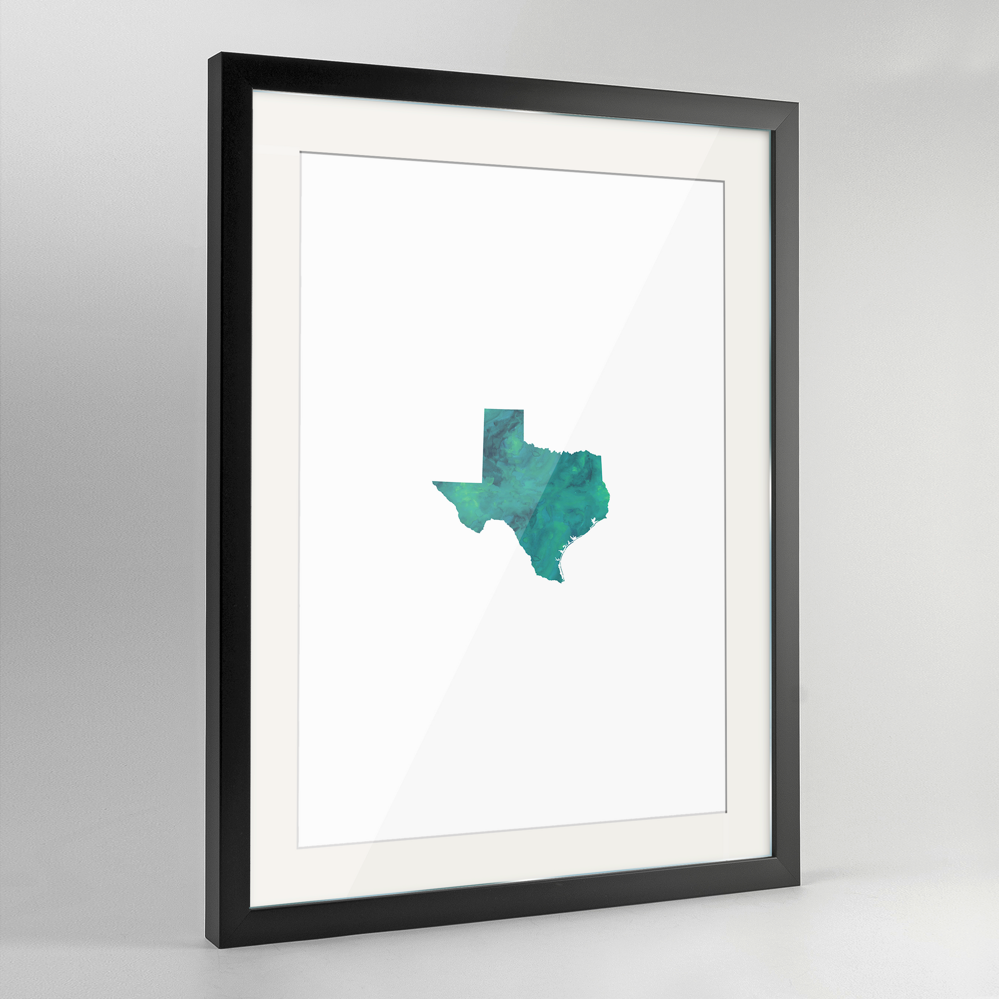 Texas Word Art - "Watercolor"