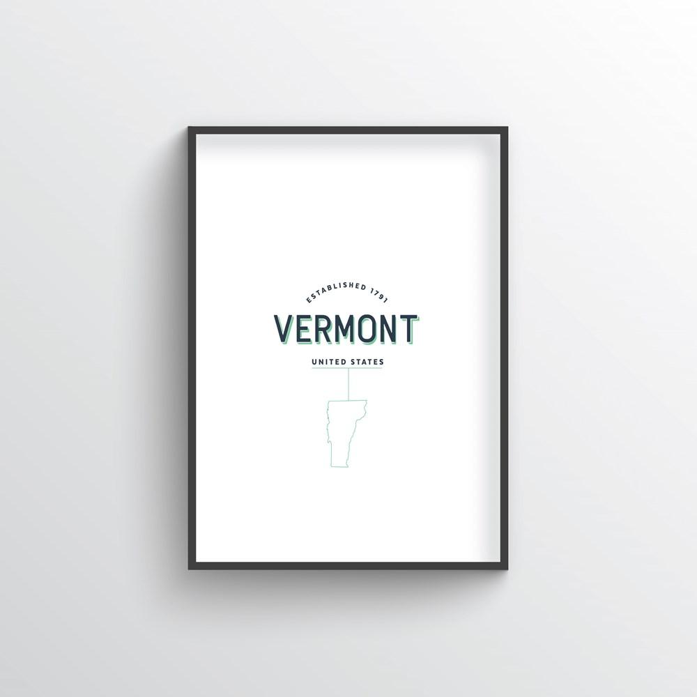 Vermont Word Art