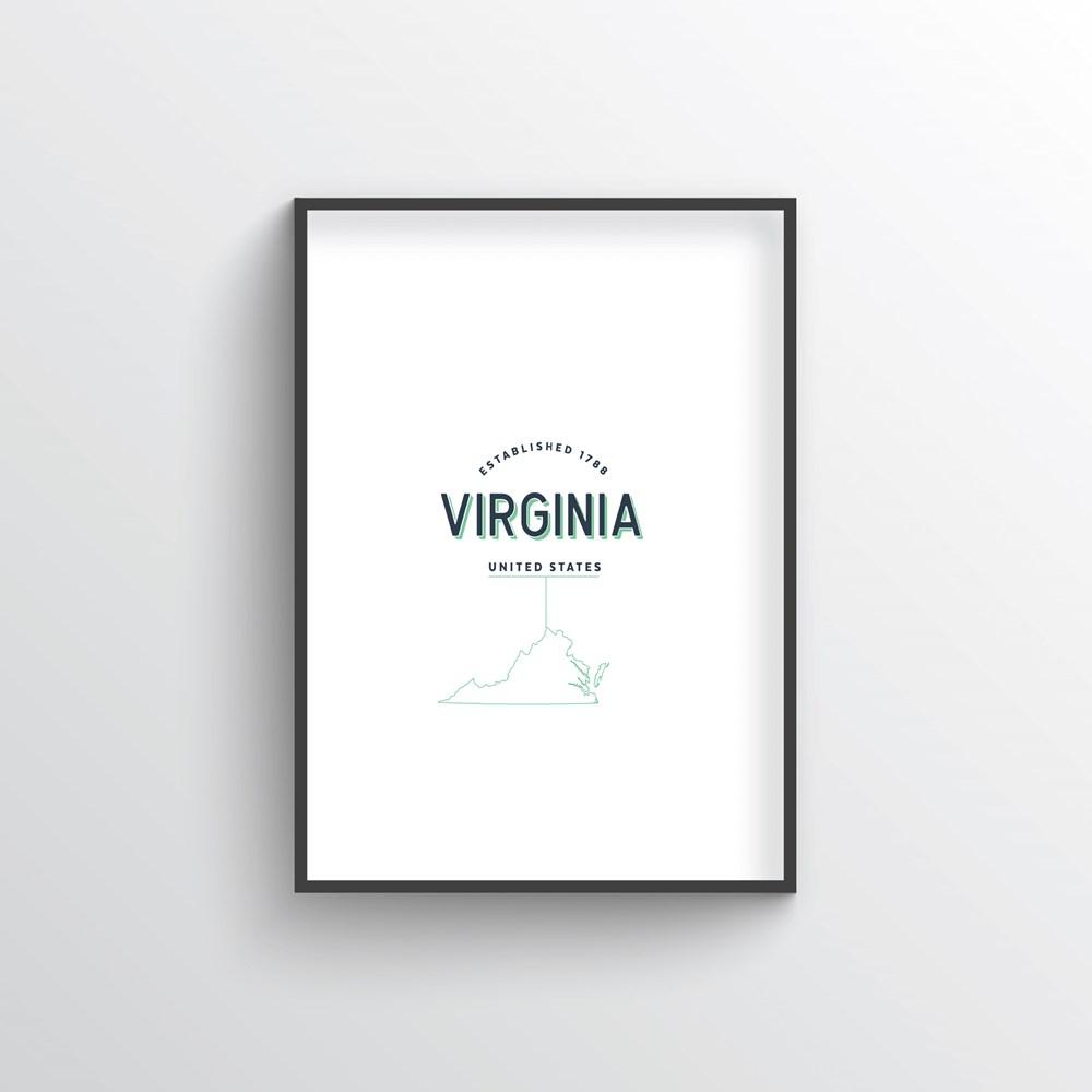 Virginia Word Art