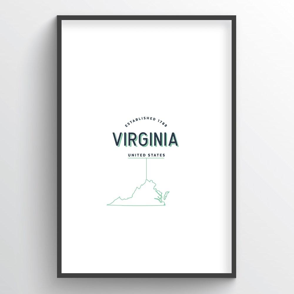 Virginia Word Art