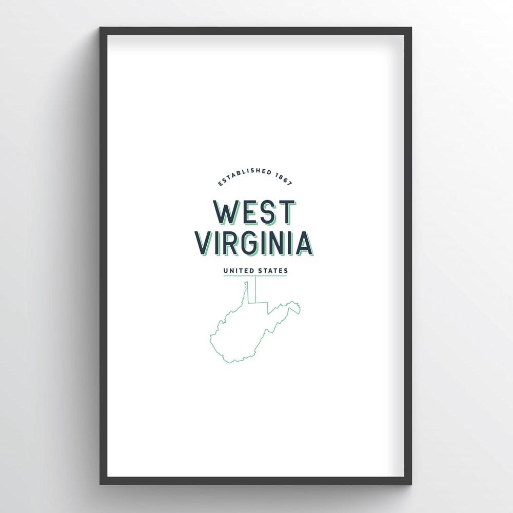 West Virginia Word Art