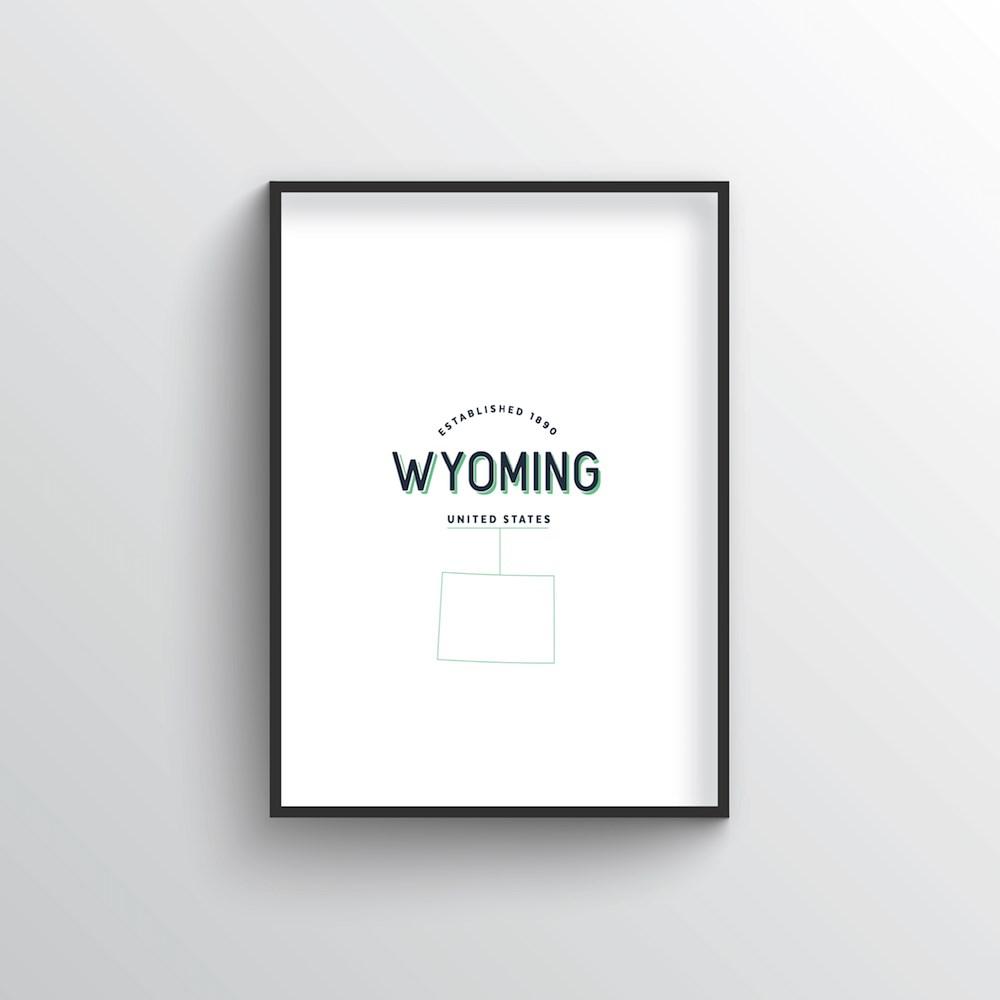 Wyoming Word Art