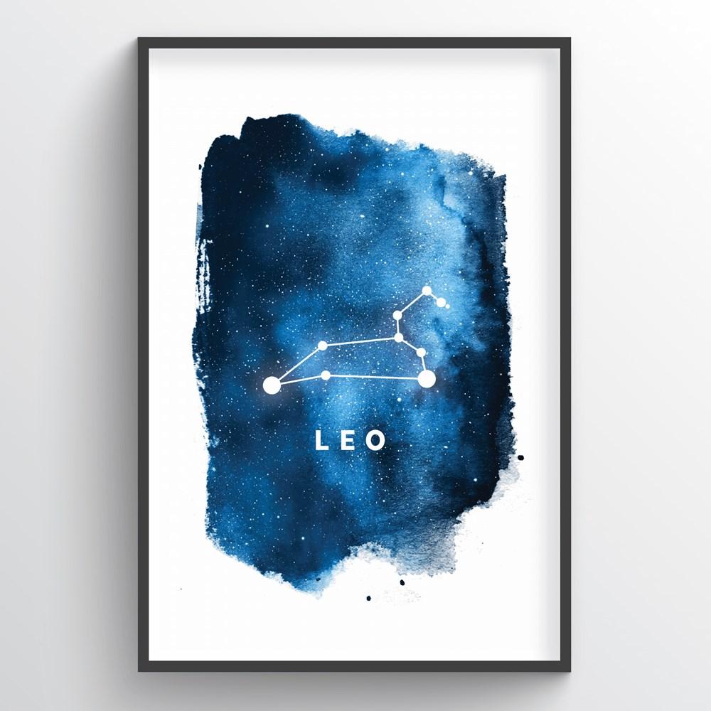 Zodiac Art Print - Leo