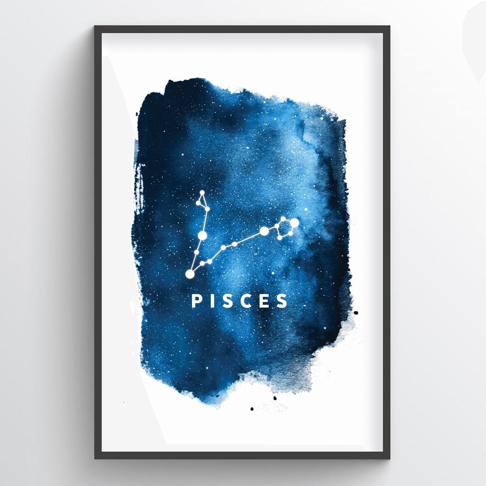 Zodiac Art Print - Pisces